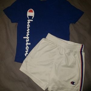 Boys champion short set